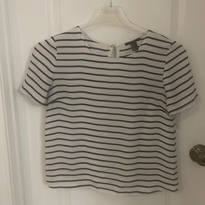 Striped Sheer Top
